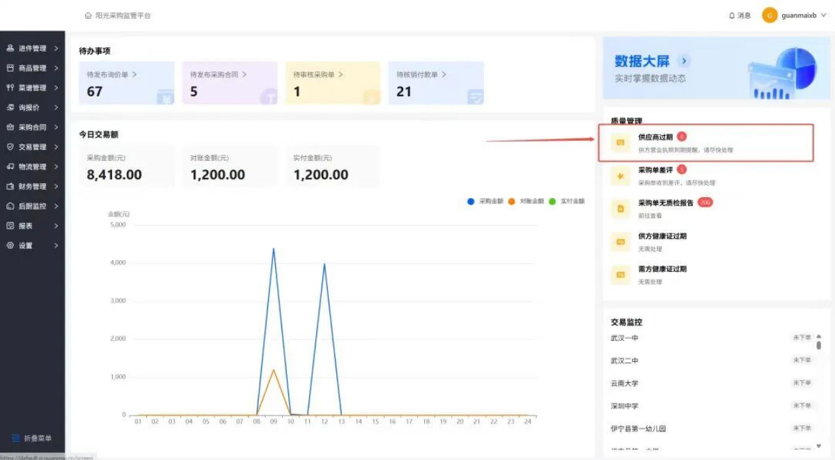 河北衡水鲜安星县城校园食堂阳光采购监管平台 河北衡水鲜安星县城校园食堂阳光采购监管平台
