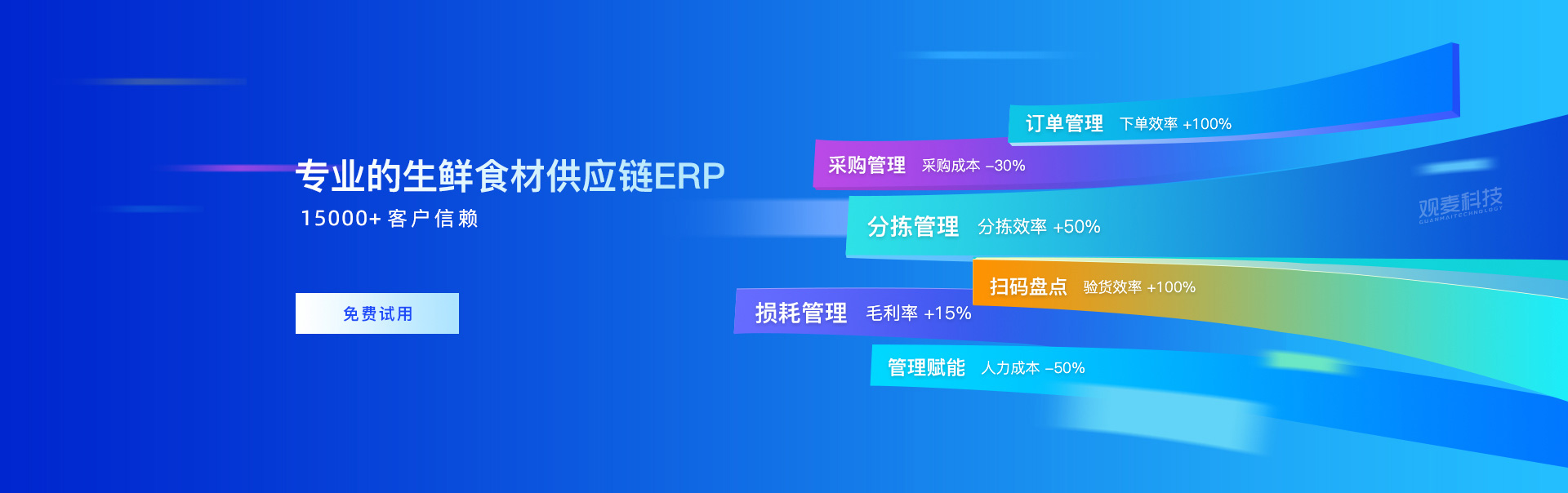 观麦生鲜配送管理系统