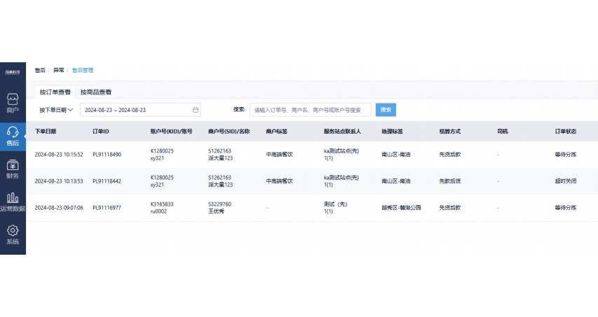 食材供应链平台