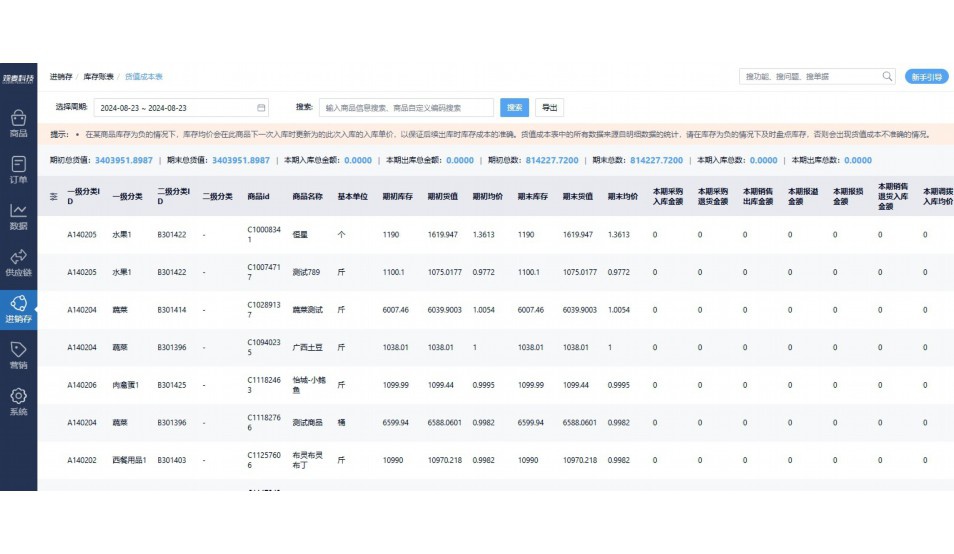 生鲜进货单表格怎么做