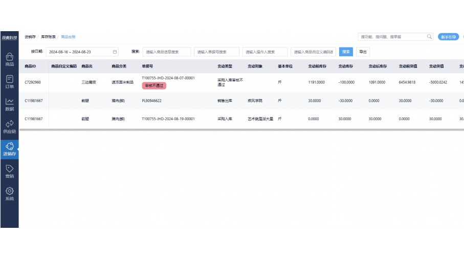 蔬菜供应链平台