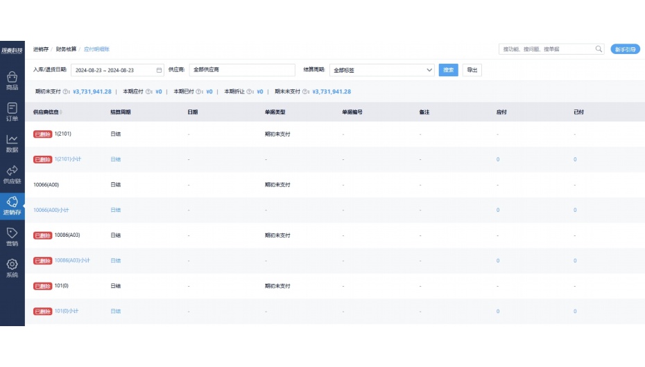 生鲜配送erp系统