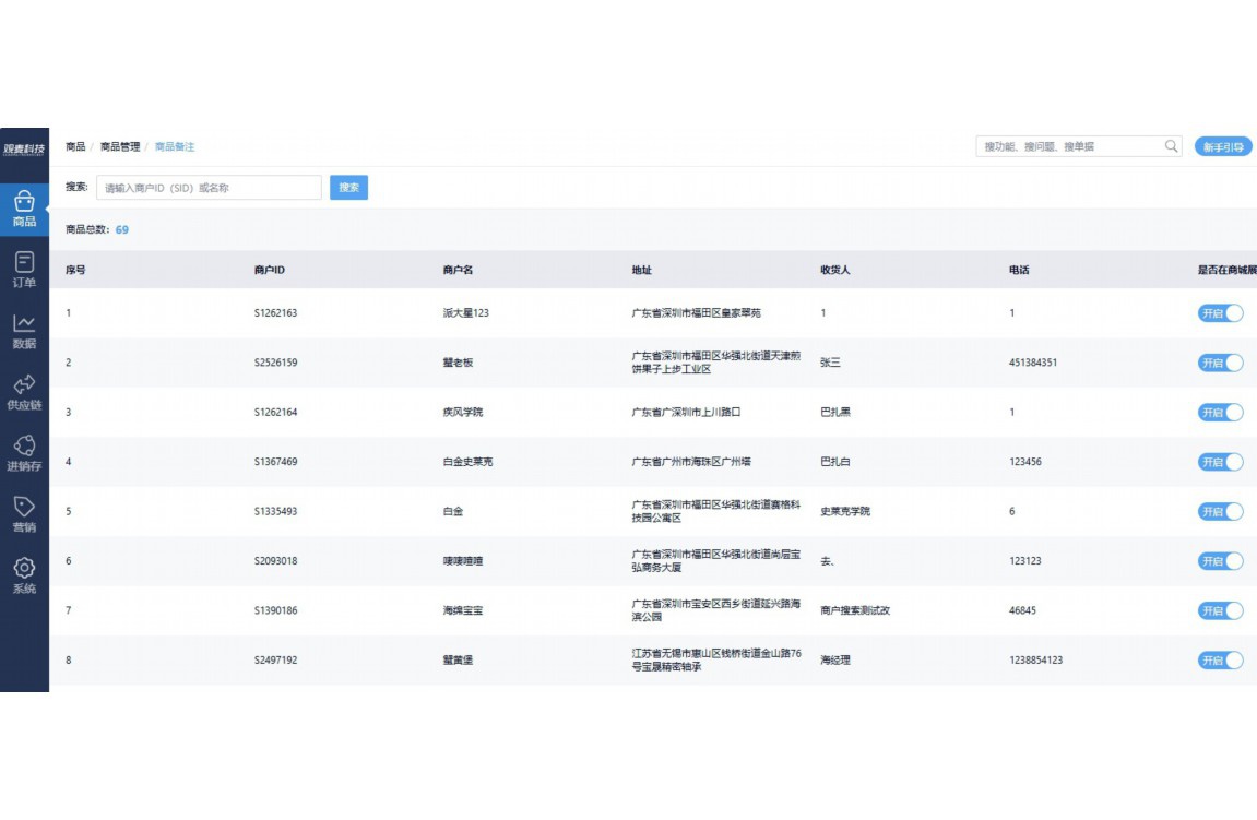 农产品溯源系统主要内容