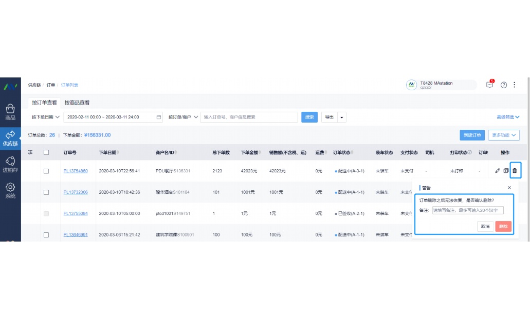 食堂供应链结构图