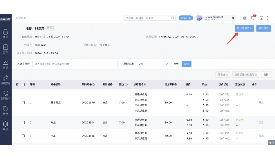 酒店餐饮供应链
